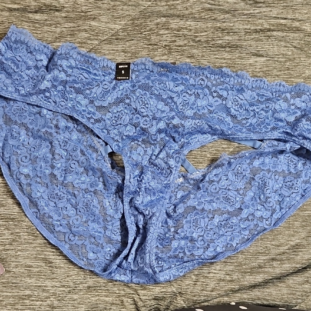 Torrid Blue Lace Panties